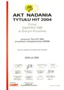Tytuł HIT 2004